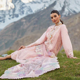 CRIMSON LUXE LAWN Pleated Perfection - D4 B STITCHED