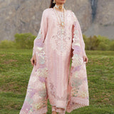 CRIMSON LUXE LAWN Pleated Perfection - D4 B STITCHED