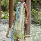 CRIMSON LUXE LAWN Mountain Love - D6 A STITCHED