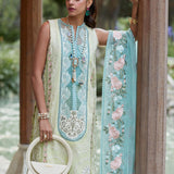 CRIMSON LUXE LAWN Mountain Love - D6 A STITCHED