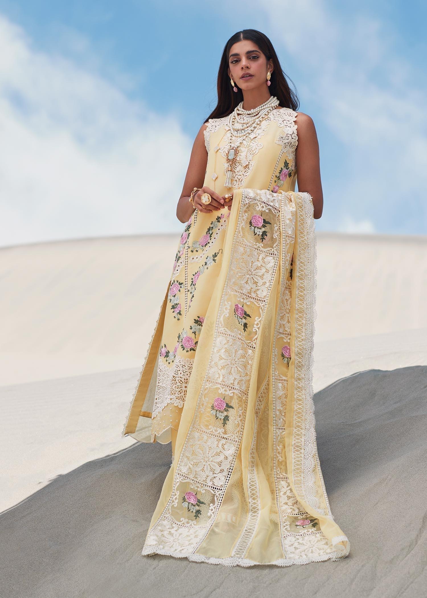 CRIMSON LUXE LAWN Serendipity - D3 A Stitched