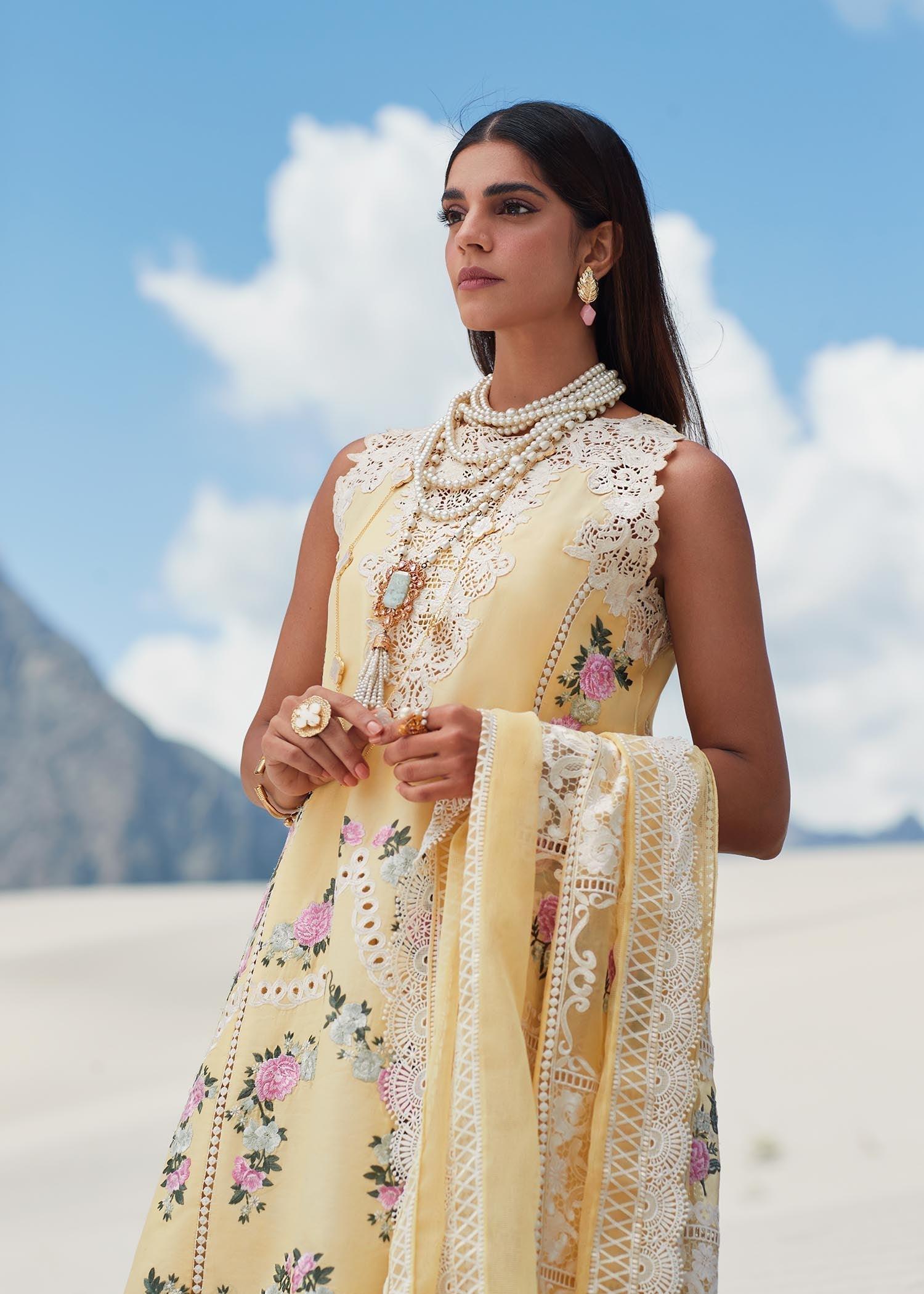 CRIMSON LUXE LAWN Serendipity - D3 A Stitched