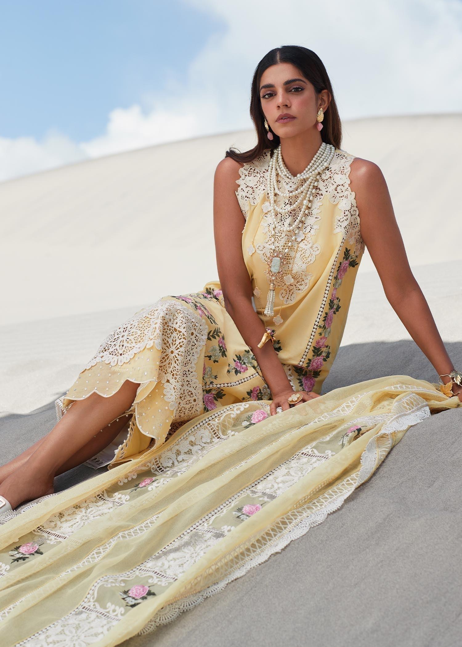 CRIMSON LUXE LAWN Serendipity - D3 A Stitched