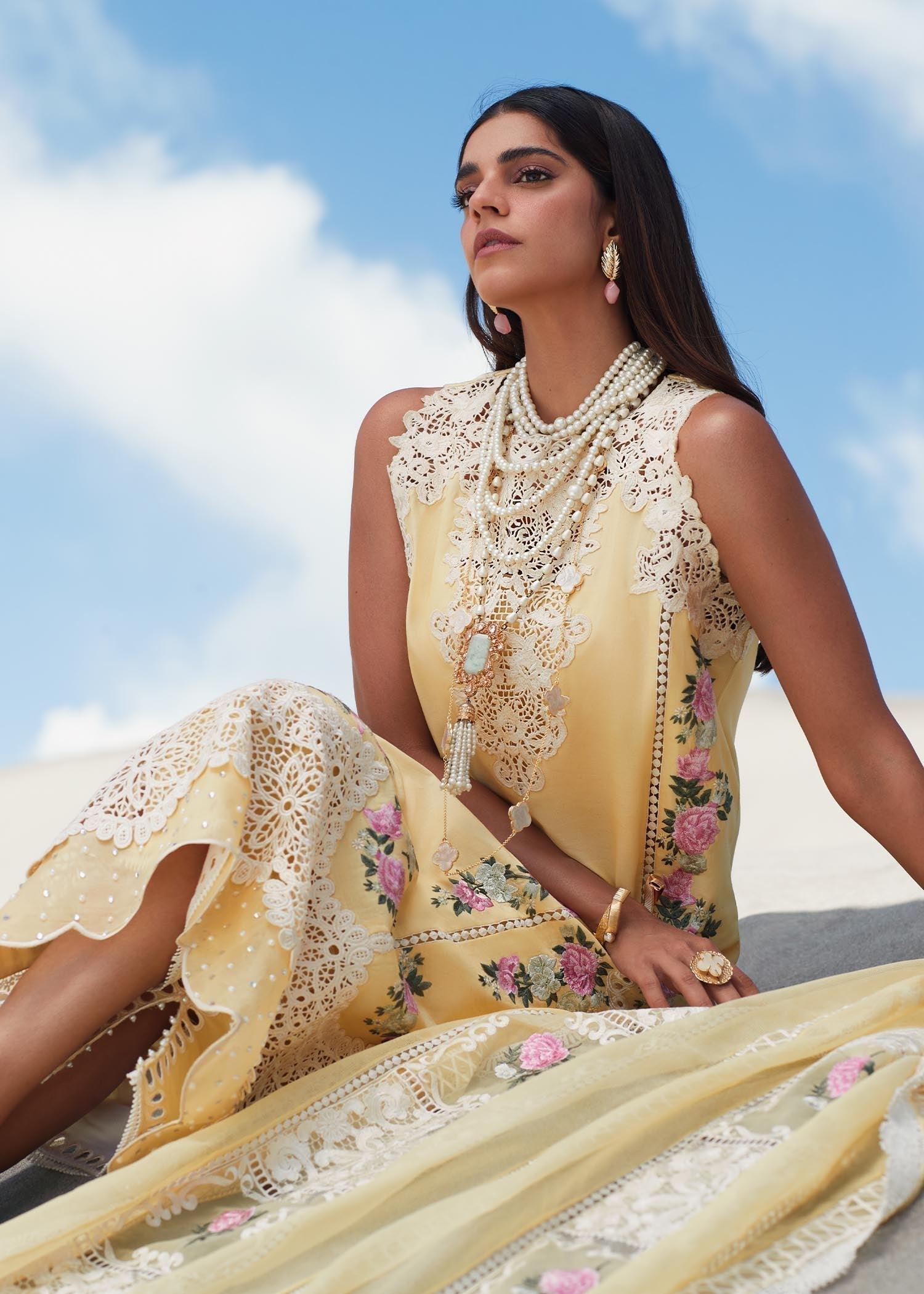 CRIMSON LUXE LAWN Serendipity - D3 A Stitched