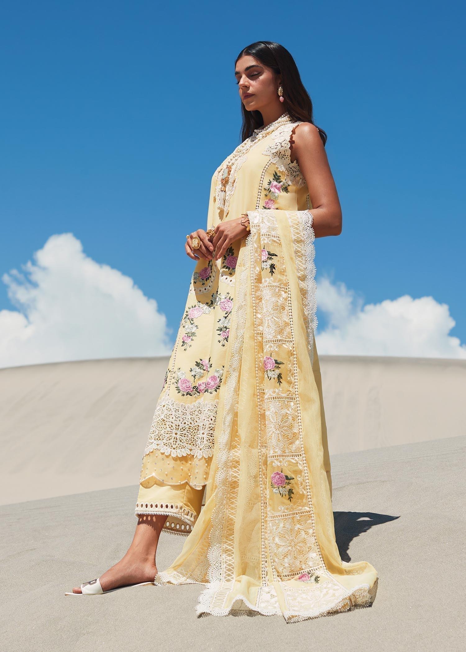 CRIMSON LUXE LAWN Serendipity - D3 A Stitched