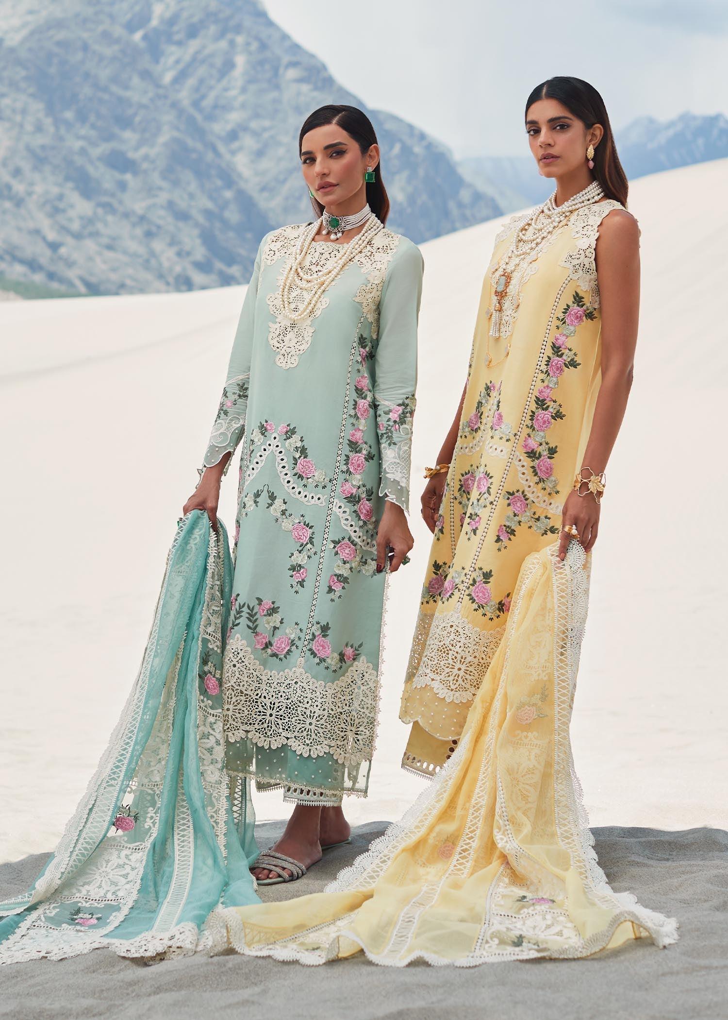 CRIMSON LUXE LAWN Serendipity - D3 A Stitched