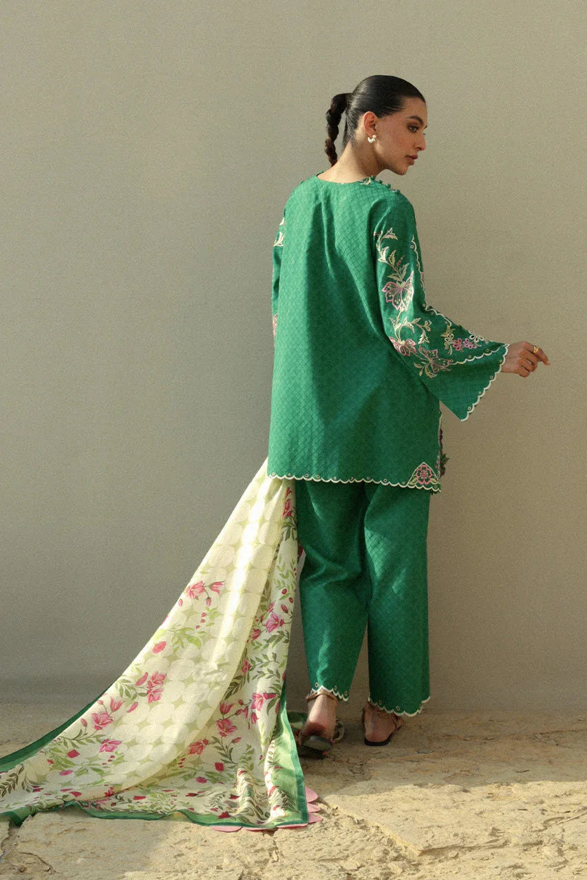 Sania Maskatiya | Luxury Lawn 25 | Jehan (B) - Rang-e-Khaas