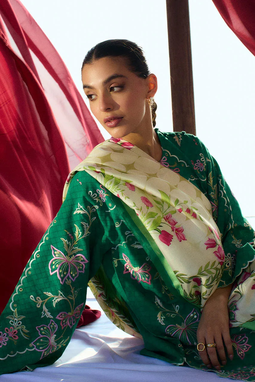 Sania Maskatiya | Luxury Lawn 25 | Jehan (B) - Rang-e-Khaas
