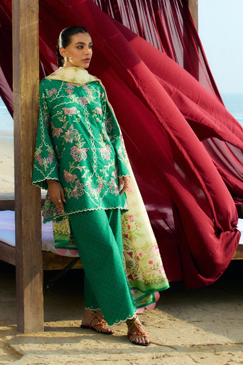 Sania Maskatiya | Luxury Lawn 25 | Jehan (B) - Rang-e-Khaas