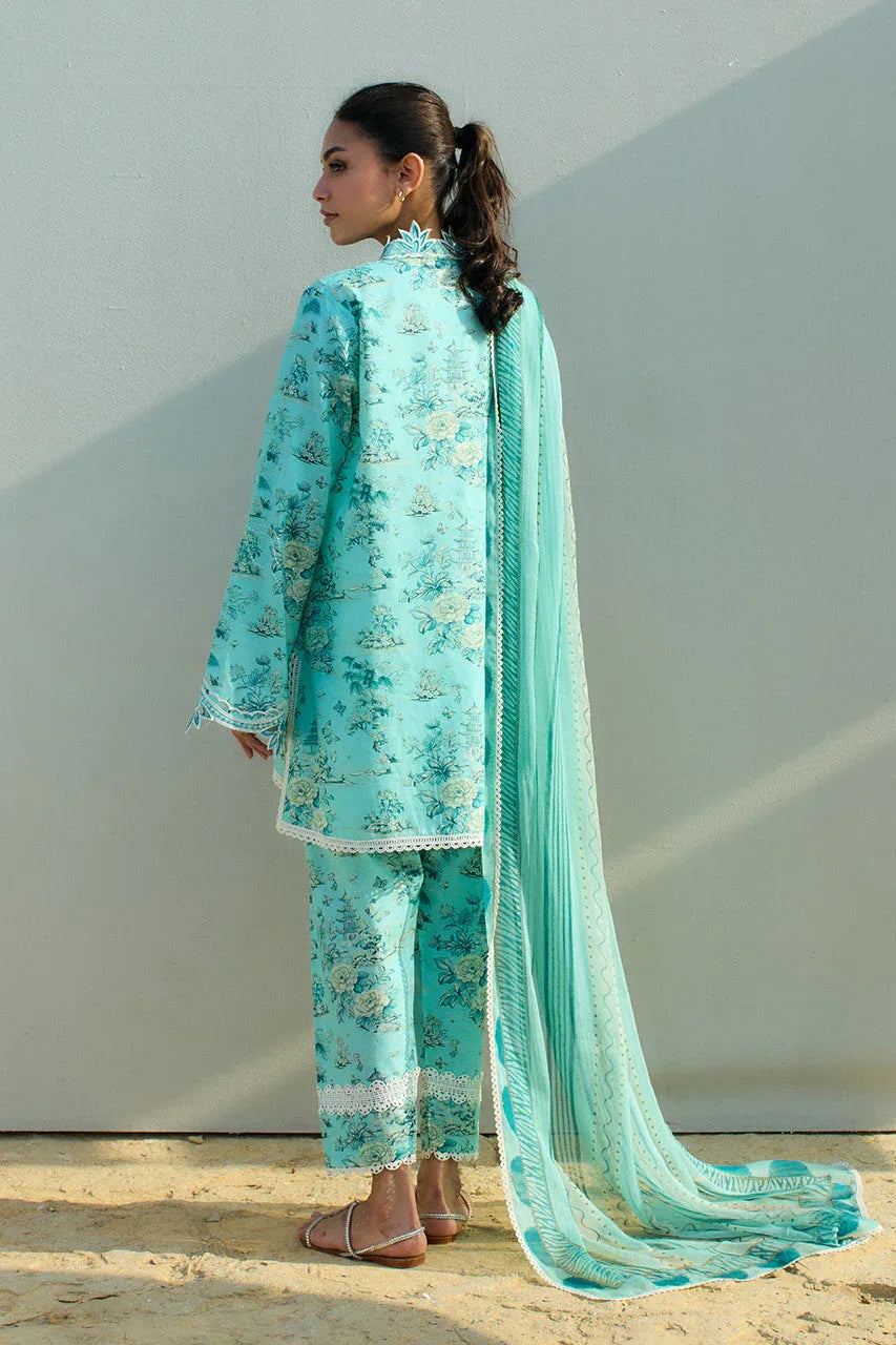 Sania Maskatiya | Luxury Lawn 25 | Myra (B) - Rang-e-Khaas