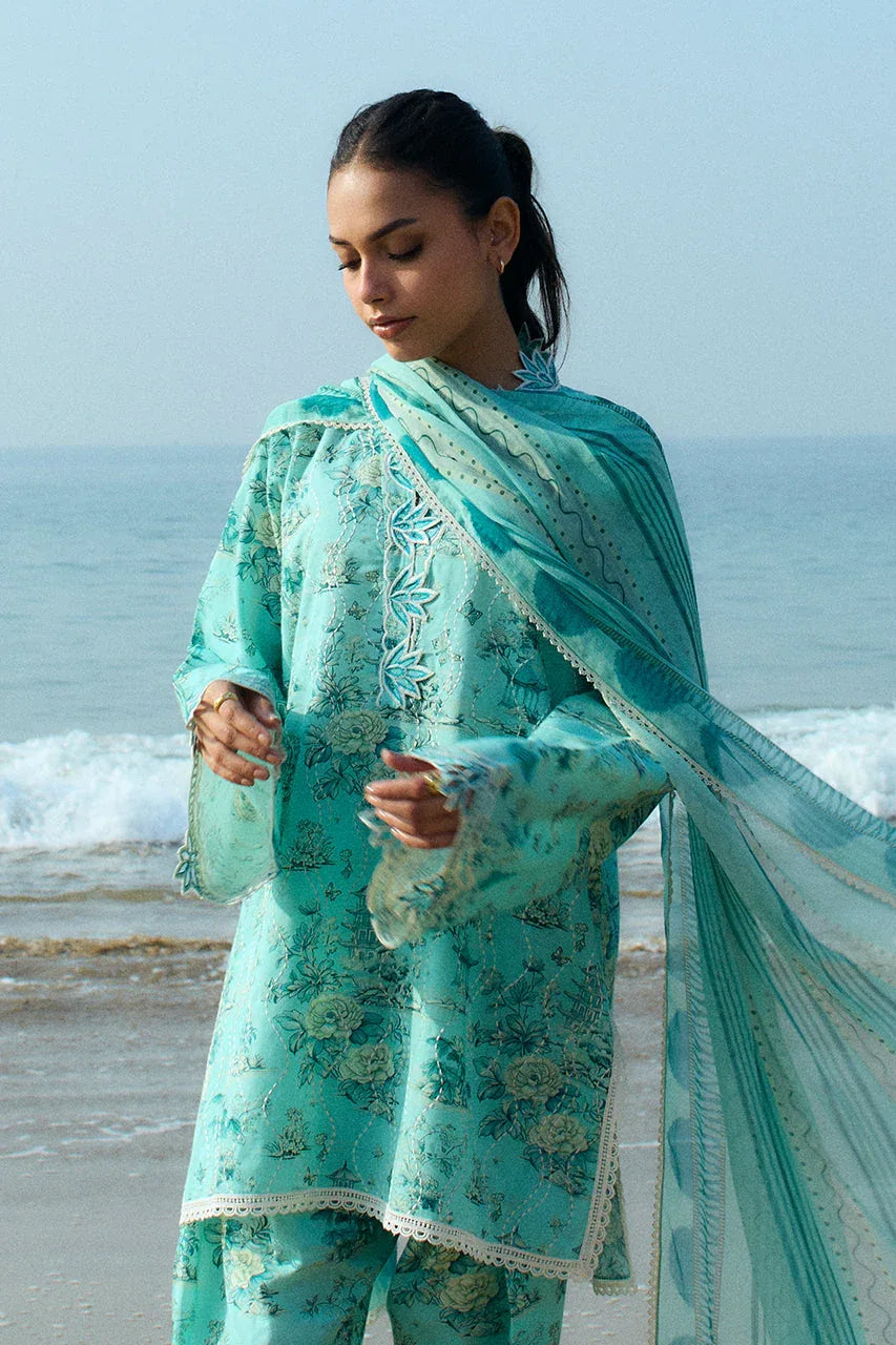 Sania Maskatiya | Luxury Lawn 25 | Myra (B) - Rang-e-Khaas