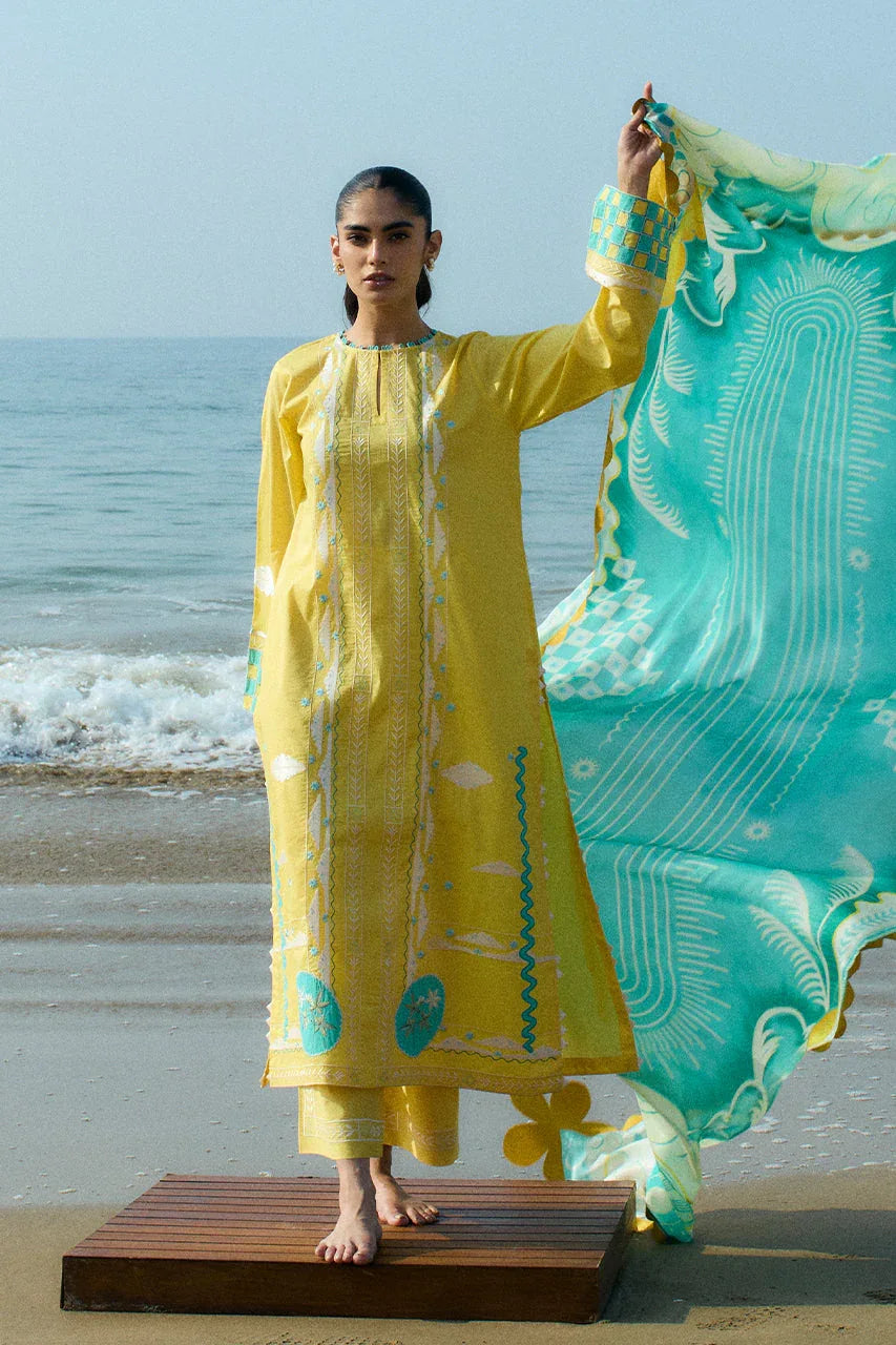 Sania Maskatiya | Luxury Lawn 25 | Vivi (A) - Rang-e-Khaas