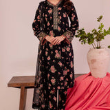 Farasha | Printed Essentials | Black Scarlet