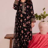 Farasha | Printed Essentials | Black Scarlet