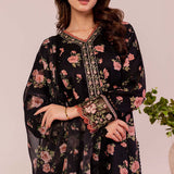 Farasha | Printed Essentials | Black Scarlet