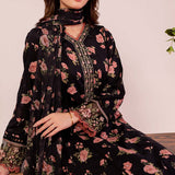Farasha | Printed Essentials | Black Scarlet