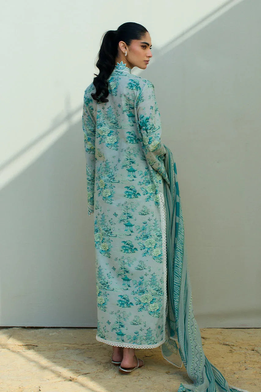 Sania Maskatiya | Luxury Lawn 25 | Myra (A) - Rang-e-Khaas