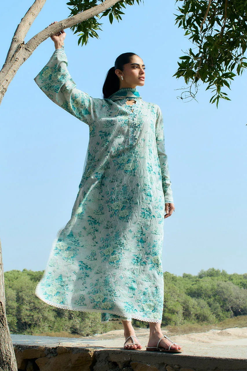 Sania Maskatiya | Luxury Lawn 25 | Myra (A) - Rang-e-Khaas