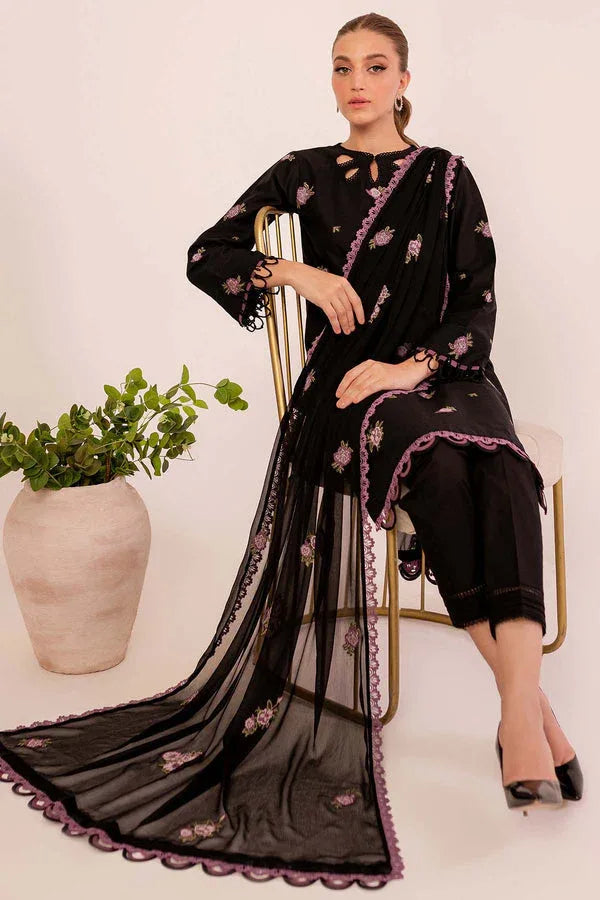 Farasha | Summer Weaves Embroidered Lawn | MYSTIQUE - Rang-e-Khaas