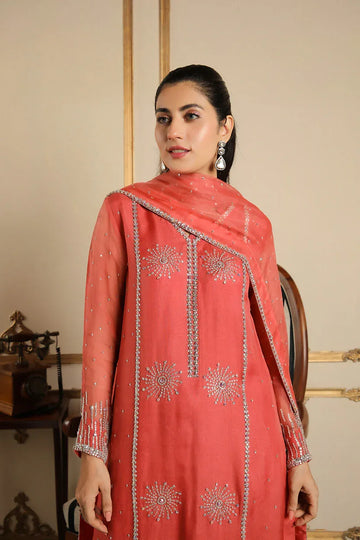 Muntaha | Baad e Saba | Zartasha - Coral - Rang-e-Khaas