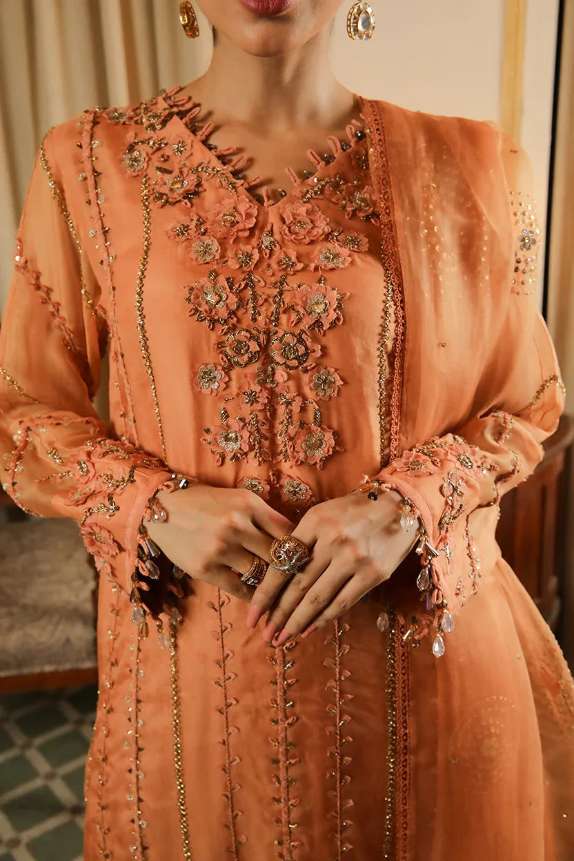 Muntaha | Baad e Saba | Zarafshan - Salmon - Rang-e-Khaas