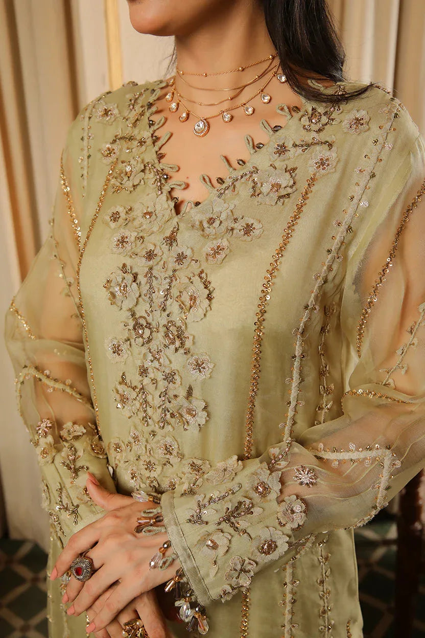 Muntaha | Baad e Saba | Zarafshaan - Pistachio - Rang-e-Khaas