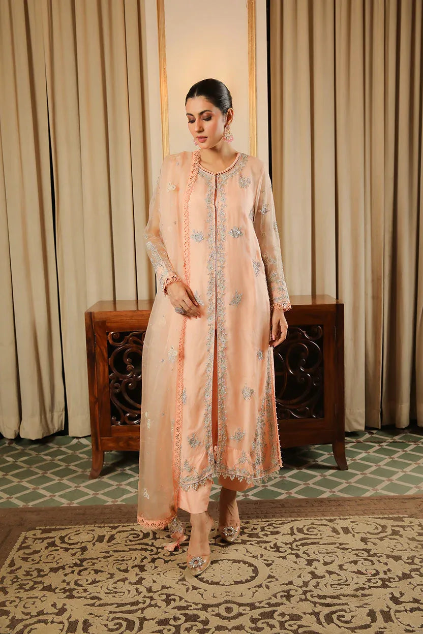Muntaha | Baad e Saba | Kiara - Peach - Rang-e-Khaas
