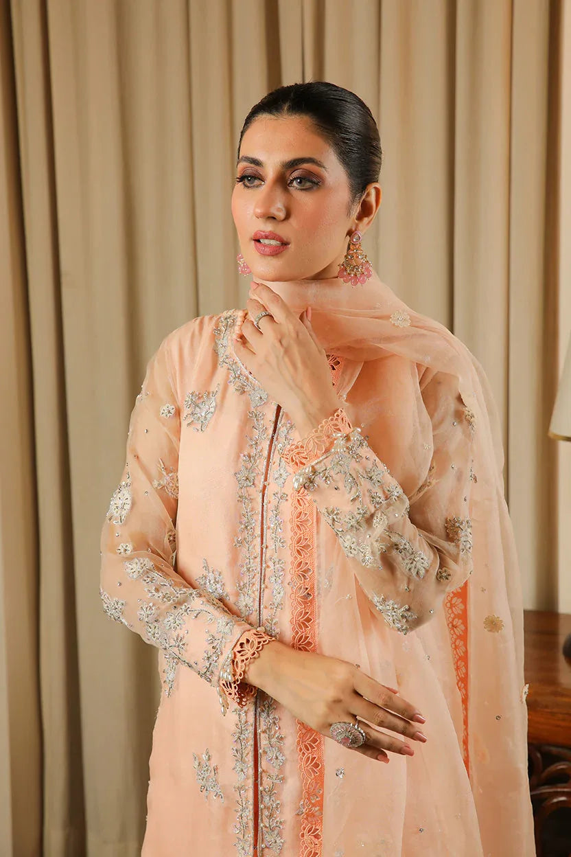 Muntaha | Baad e Saba | Kiara - Peach - Rang-e-Khaas