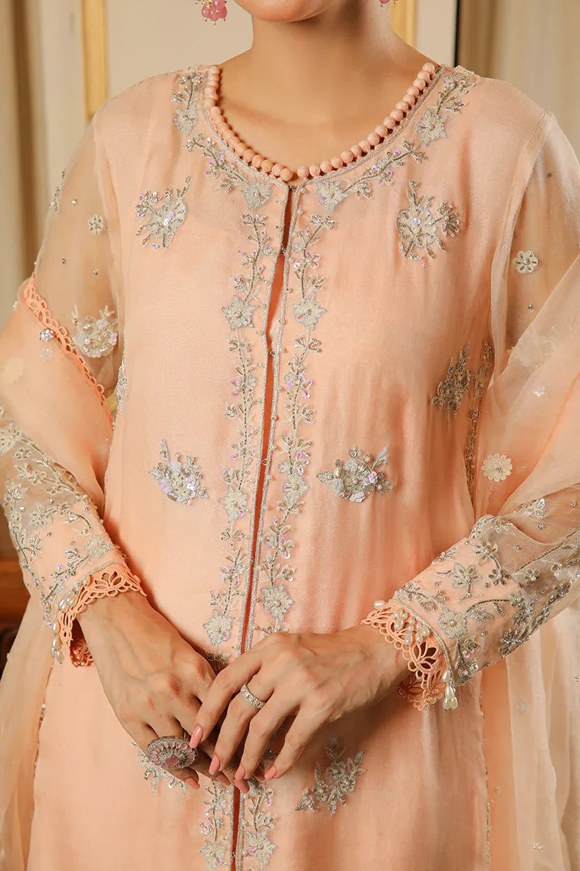 Muntaha | Baad e Saba | Kiara - Peach - Rang-e-Khaas