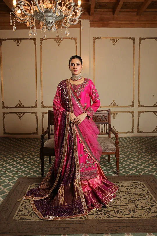 Muntaha | Baad e Saba | Zimal - Mukesh Silk 2 Coloured Shawl - Rang-e-Khaas