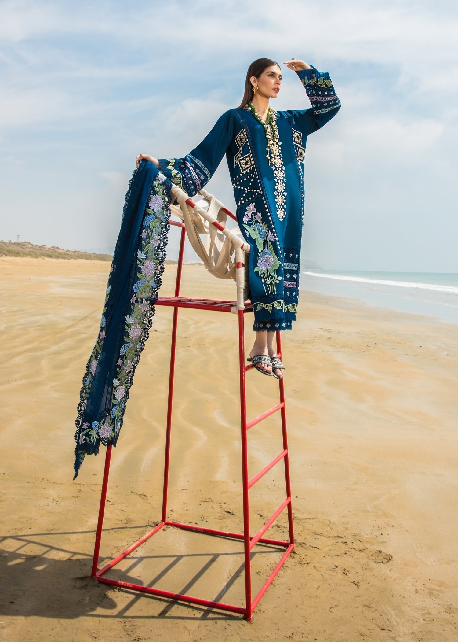 CRIMSON Embroidered Lawn Summer Collection D7-A