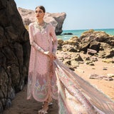 CRIMSON LUXURY LAWN SUMMER POSETTES - D2 A