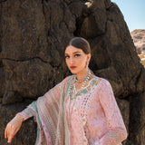 CRIMSON LUXURY LAWN SUMMER POSETTES - D2 A