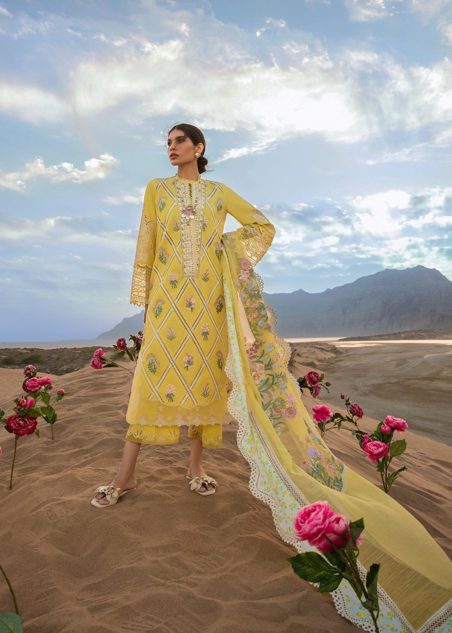 CRIMSON Embroidered Lawn Summer Collection D1-B