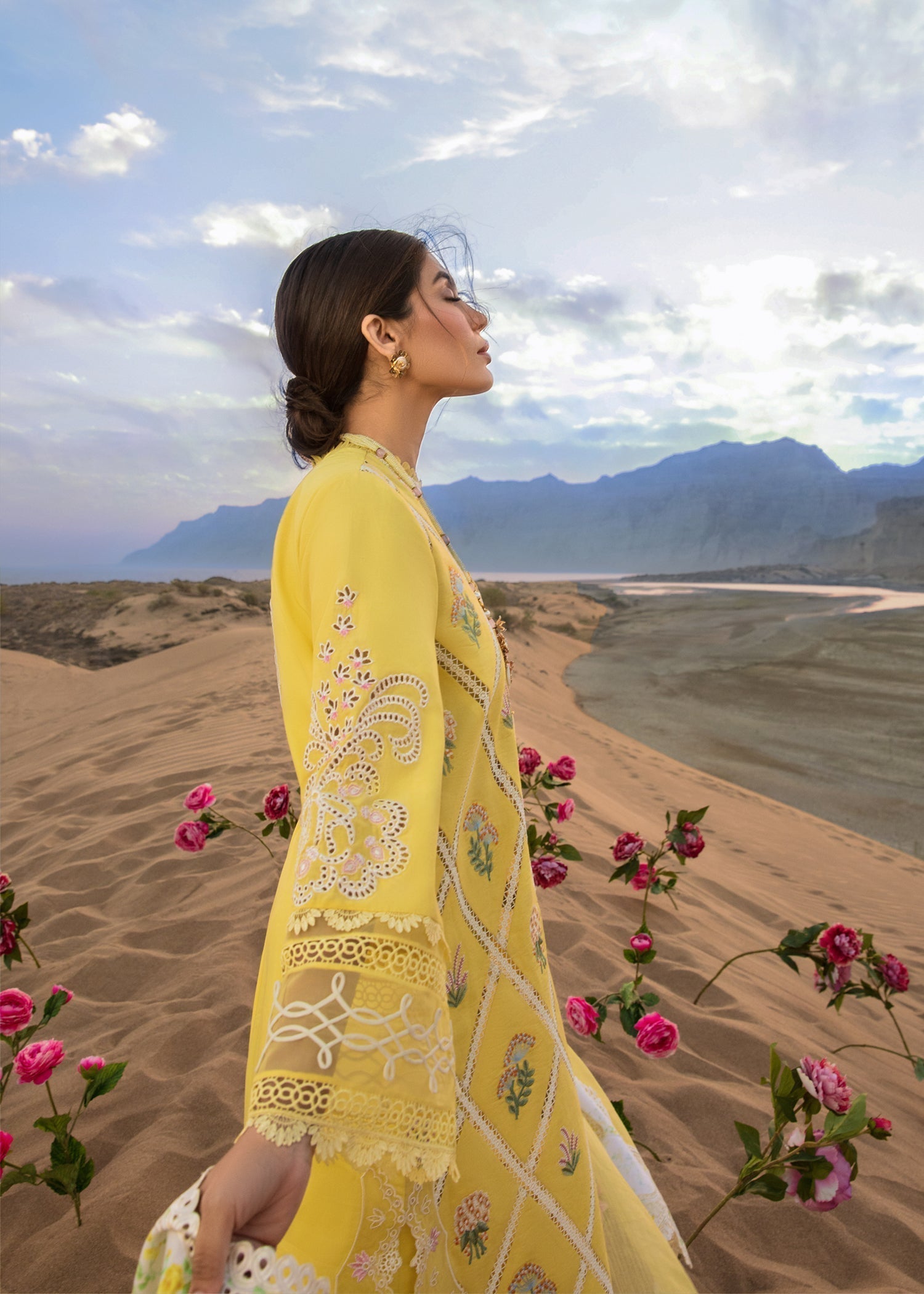 CRIMSON Embroidered Lawn Summer Collection D1-B