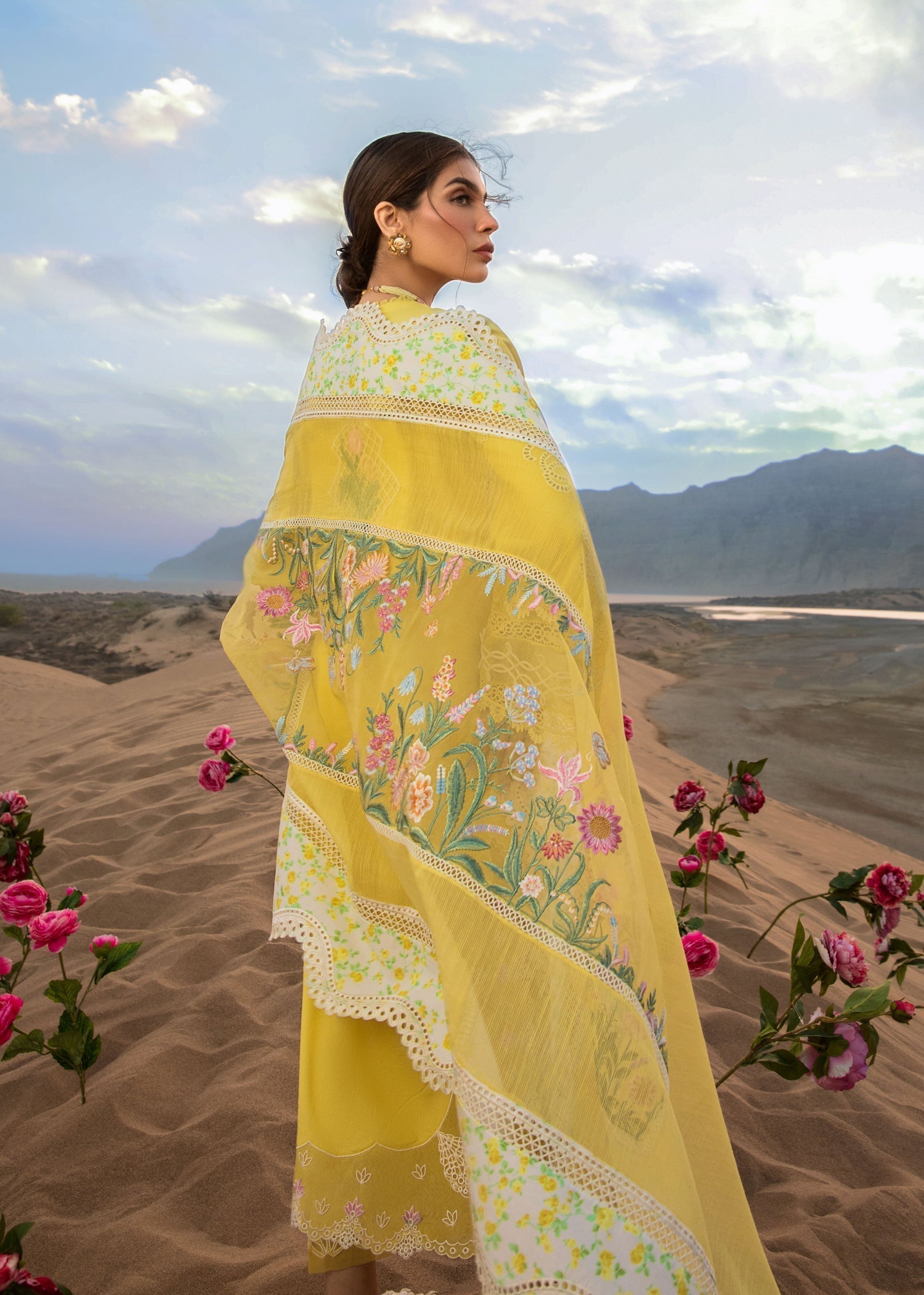 CRIMSON Embroidered Lawn Summer Collection D1-B