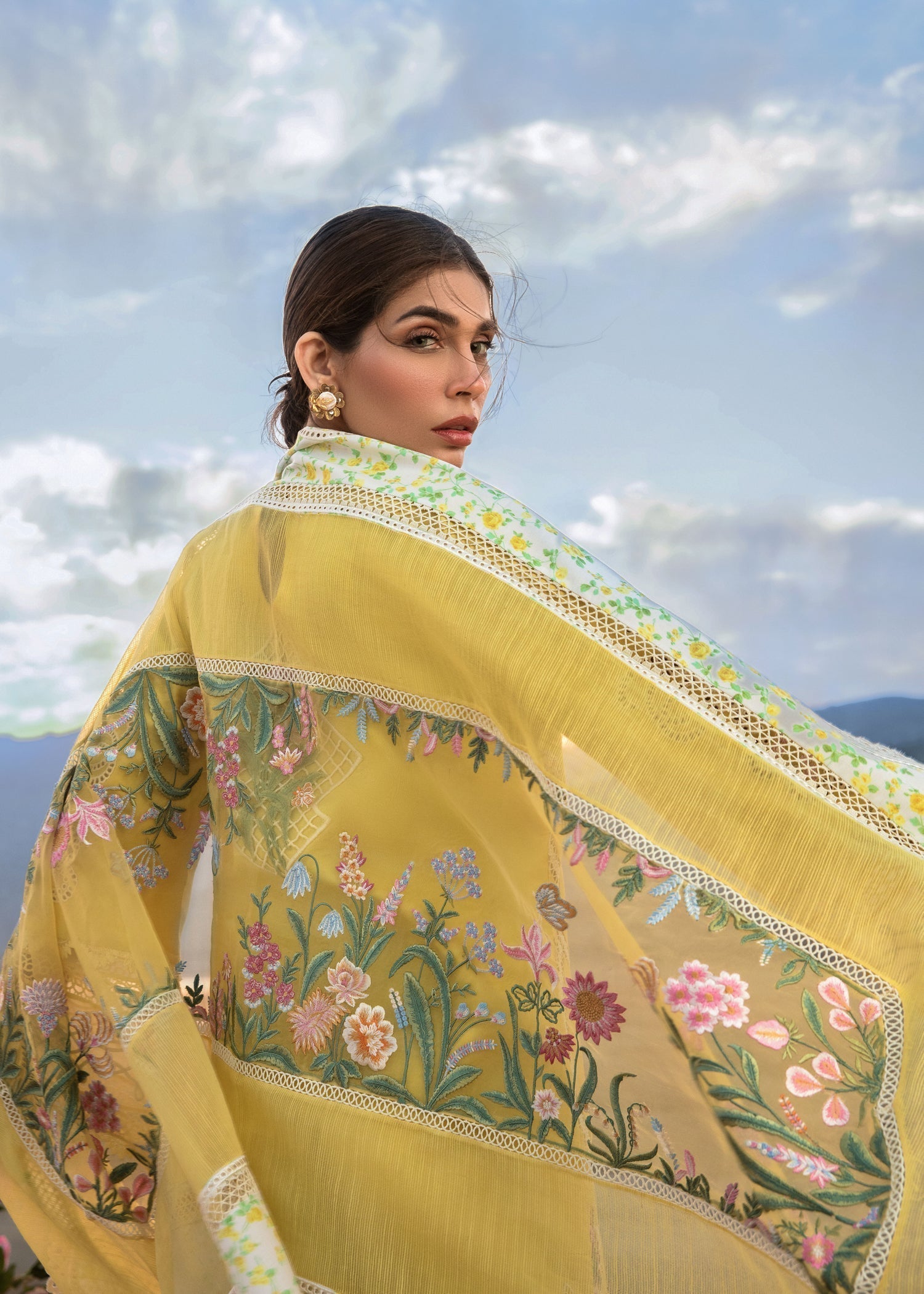 CRIMSON Embroidered Lawn Summer Collection D1-B
