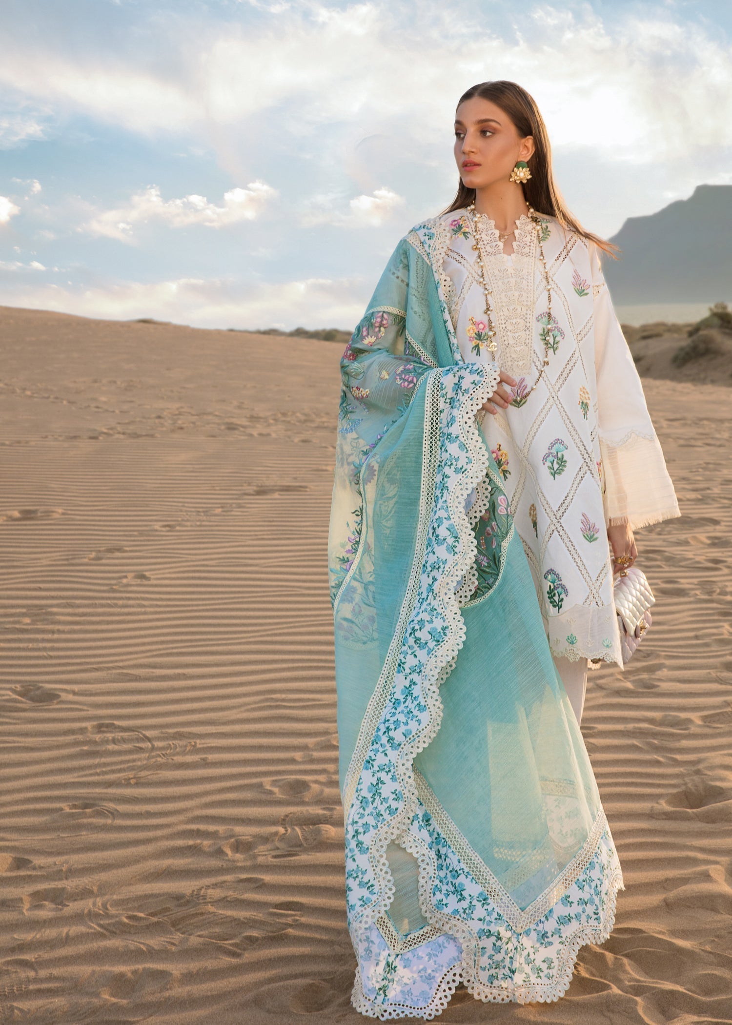 CRIMSON Embroidered Lawn Summer Collection D1-A