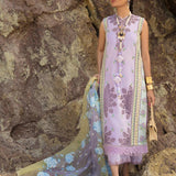 CRIMSON Embroidered Lawn  An Ode to Cross Stitch - D5 A