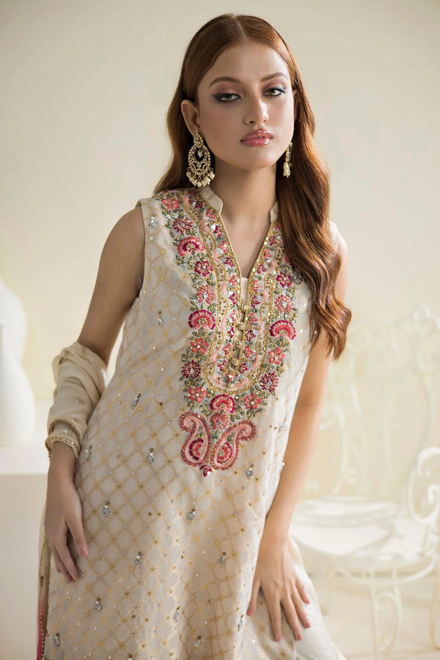 Farhat Jahan | Luxury Pret | Chaandni - Rang-e-Khaas