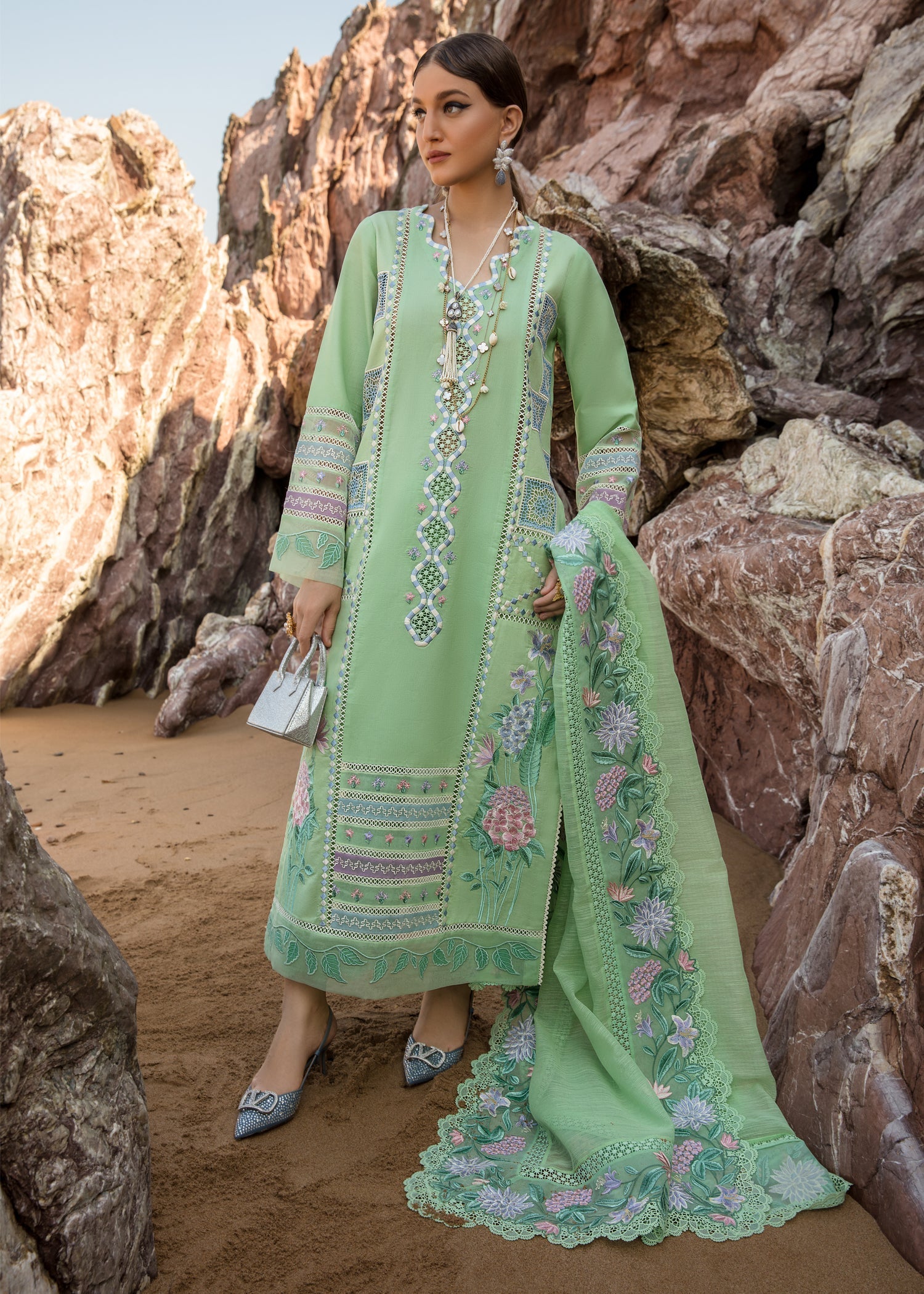 CRIMSON Embroidered Lawn Summer Collection D7-B