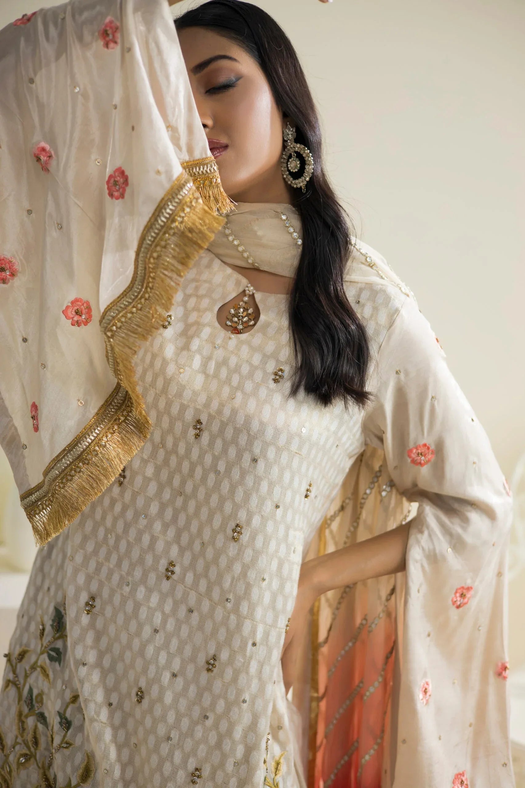 Farhat Jahan | Luxury Pret | Qainaat - Rang-e-Khaas