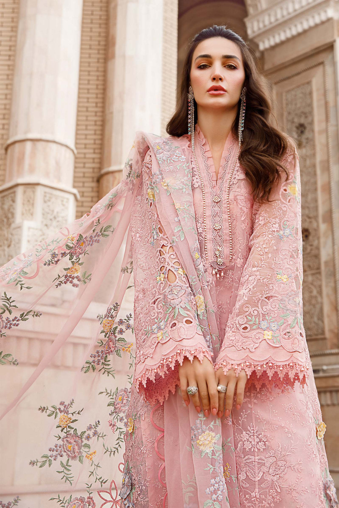 MARIA B EMBROIDED UNSTITCHED LAWN  D-2304-A