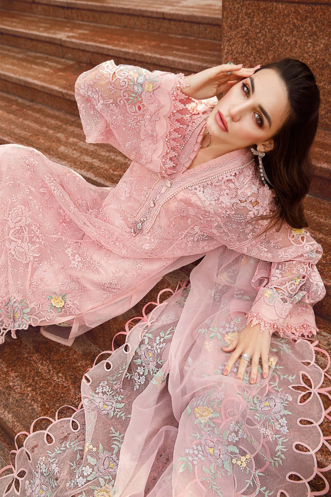 MARIA B EMBROIDED UNSTITCHED LAWN  D-2304-A