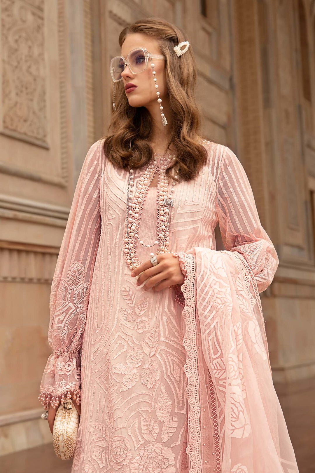 MARIA B EMBROIDED UNSTITCHED LAWN  D-2306-A