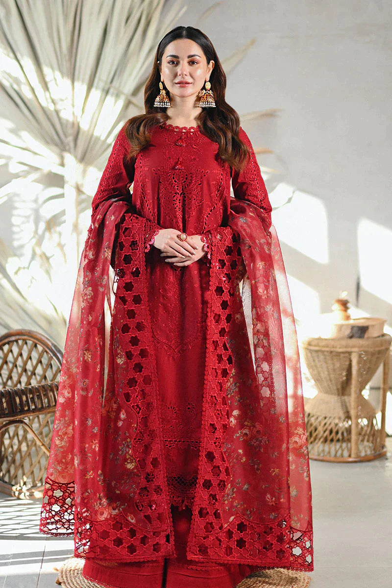 Qalamkar - SAAHIL LUXURY LAWN’23 - SP-13 ROMI - TC-326