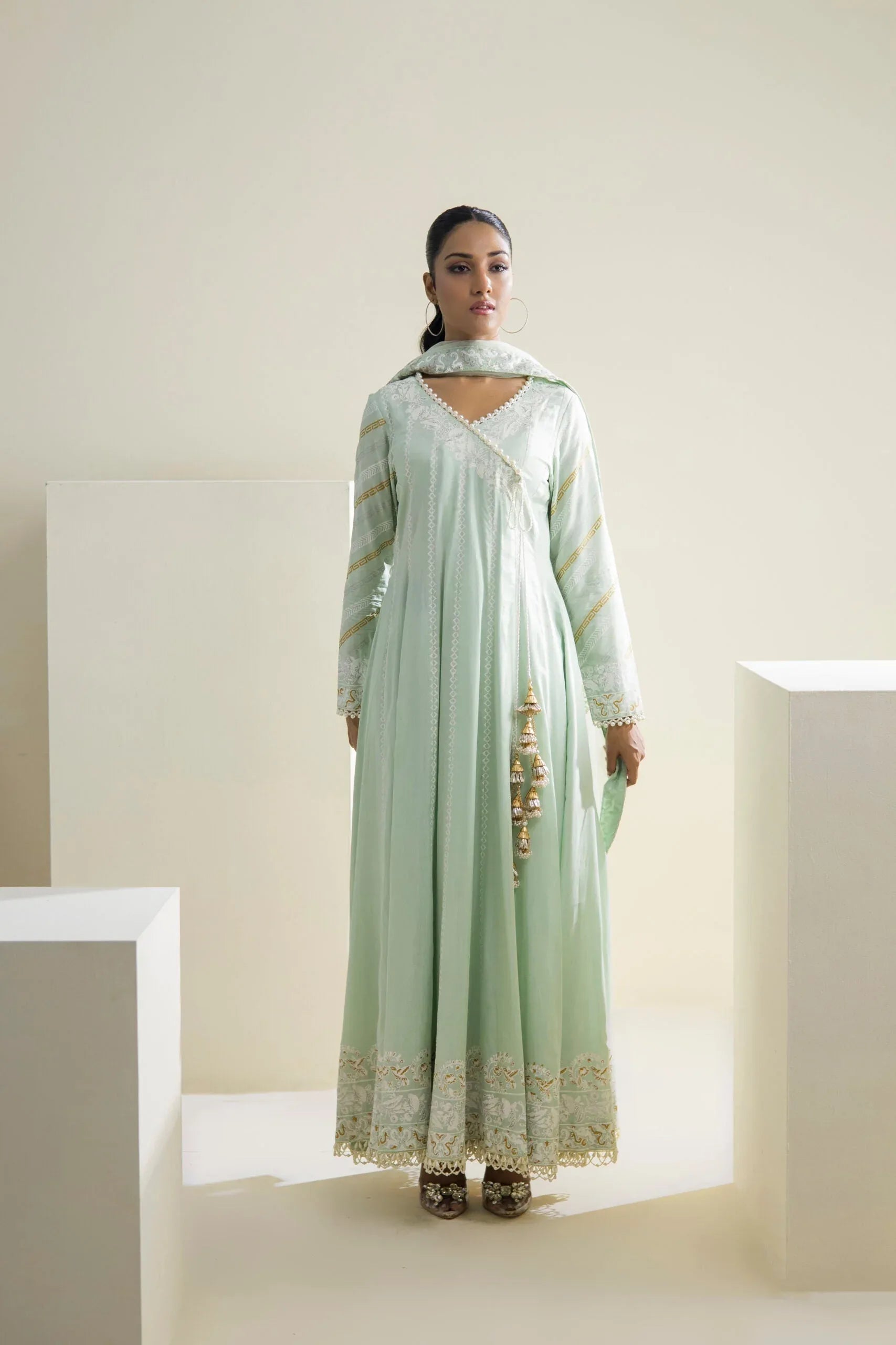Farhat Jahan | Luxury Pret | Aabroo - Rang-e-Khaas