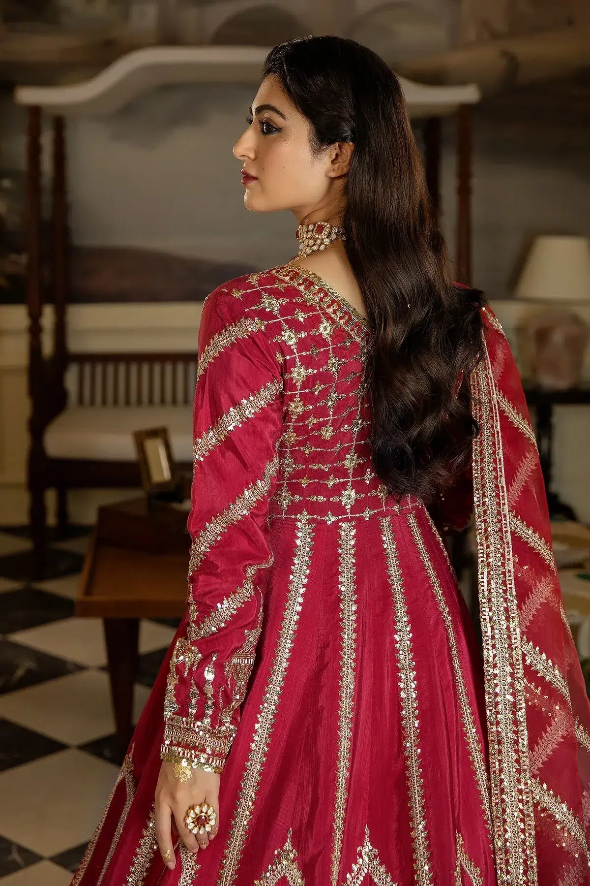 Imrozia Premium | Jahaan Ara Wedding Formals 23 | SRS-06 Surkh Roo - Rang-e-Khaas