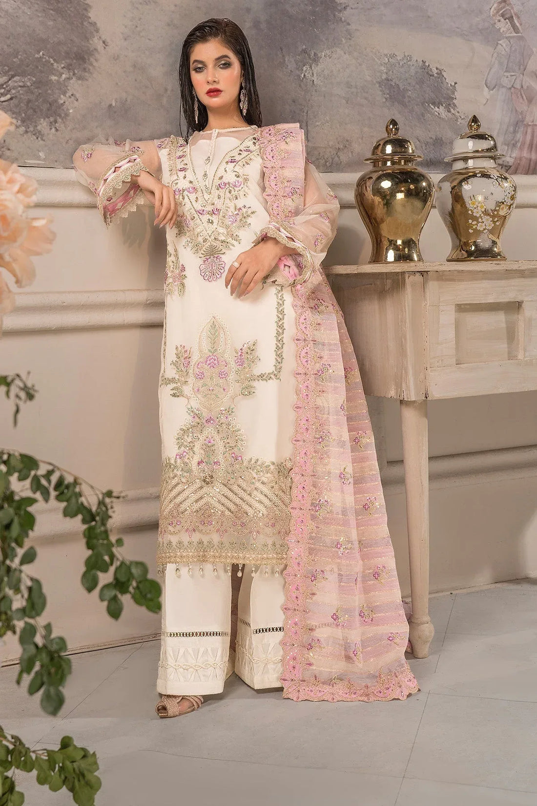 Imrozia Premium | Dilkash Formals | IP-108 Saanjh - Rang-e-Khaas