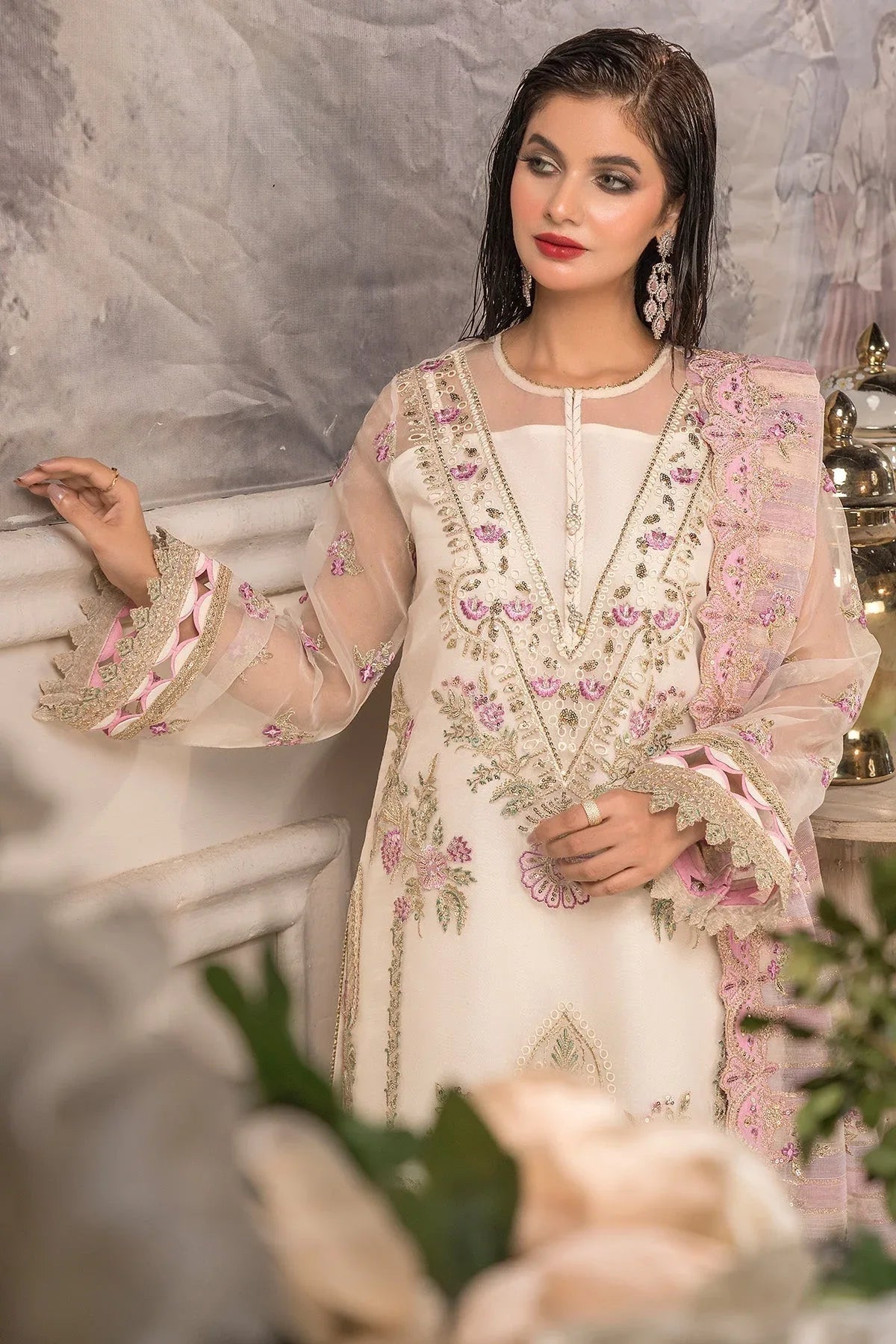 Imrozia Premium | Dilkash Formals | IP-108 Saanjh - Rang-e-Khaas